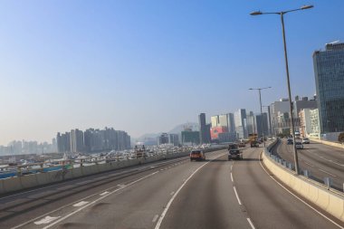 Kentsel Yükseltilmiş Kwun Tong Geçidi Doğu Kowloon Peyzajı 27 Aralık 2025