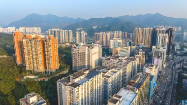 Shatin 'in Fo Tan İlçesi Endüstriyel Şehir Manzarası 27 Aralık 2025