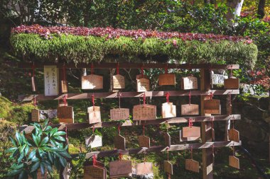 Ahşap Ema Plaketleri Japon Bahçe Tapınağı No: 23 2025