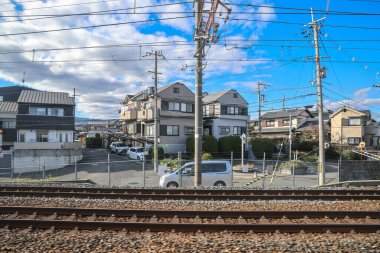 HARUKA Tren Penceresinden Kyoto Bölgesi Manzaraları Yakalıyorum 29 Kasım 2025