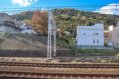 HARUKA Tren Penceresinden Kyoto Bölgesi Manzaraları Yakalıyorum 29 Kasım 2025