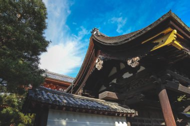 Geleneksel Japon Tapınağı Mimarisi Çevrelenmiş 24 Kasım 2025