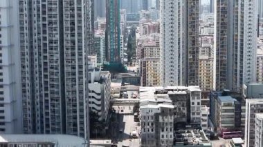 Shek Kip Mei Kuleleri Geniş Kentsel Kowloon Manzarası 13 Şubat 2026