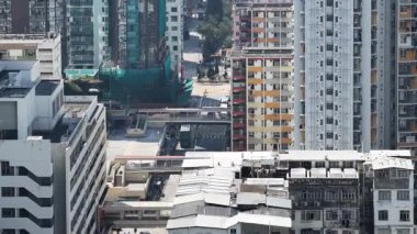 Shek Kip Mei Kuleleri Geniş Kentsel Kowloon Manzarası 13 Şubat 2026