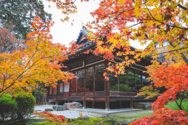 Geleneksel Ahşap Ev Kyoto 26 Kasım 2025 ile Serene Fall Zen Garden