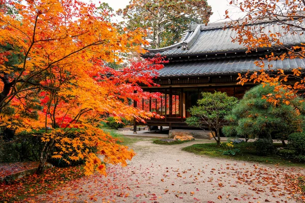 Geleneksel Ahşap Ev Kyoto 26 Kasım 2025 ile Serene Fall Zen Garden