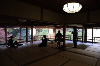 27 Kasım 2025 tarihli barışçıl Japon bahçesine bakan huzur dolu bir tapınak.