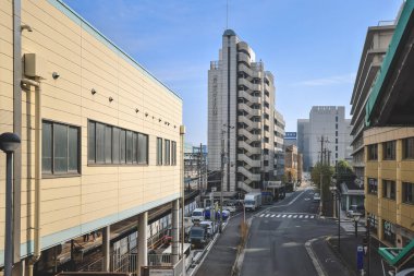 Otsu Shiga 'daki Biwa Gölü Şehri 27 Kasım 2025