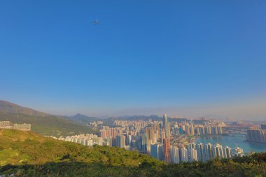  Tsuen Wan üzerinden şehir Kowloon Hong Kong