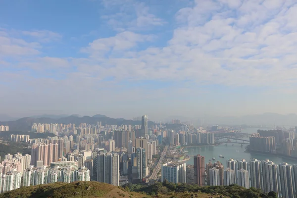  Tsuen Wan üzerinden şehir Kowloon Hong Kong