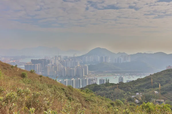 从荃湾市中心九龙香港 — 图库照片