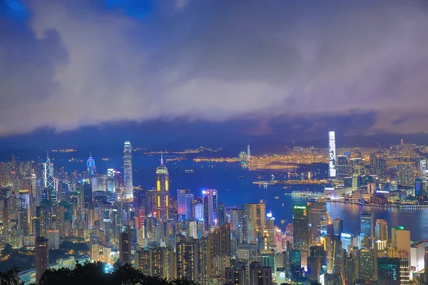 Jardine'nın uyanık görünümünden Hongkong — Stok fotoğraf