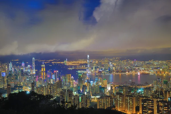 Hongkong Vue depuis le belvédère du Jardine — Photo