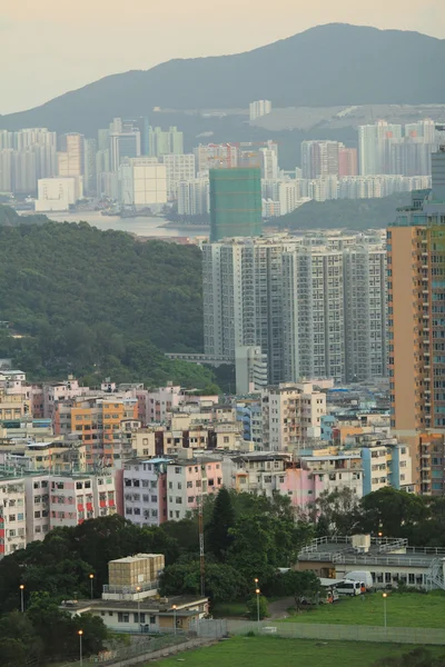 Öster om kowloon utsikt över hong kong City landskap — Stockfoto