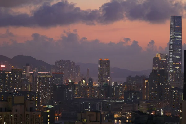 urban sunset hong kong