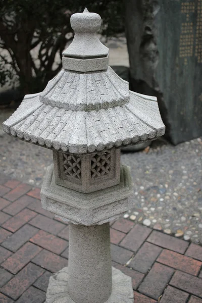 Ancient oriental stone lamp — Stock Photo, Image