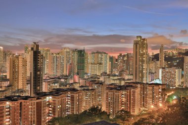 gece şehir içinde yerleşim bölgesi