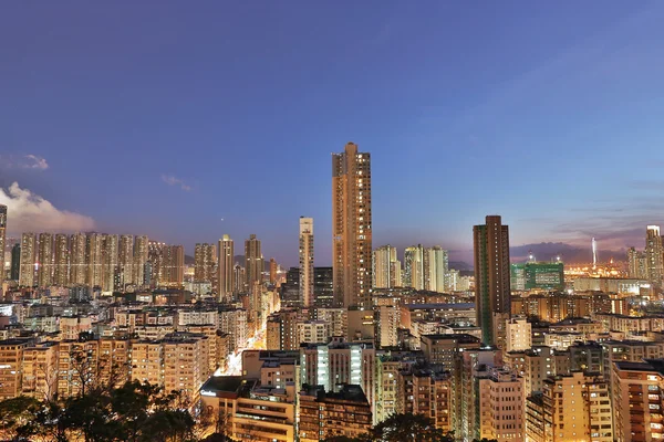 Downtown of Hong Kong, high density, poor area.