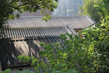 kırmızı tuğla yapı inşa hong Kong