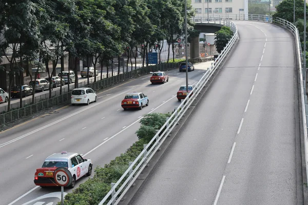 Road, hight op hong kong — Stockfoto