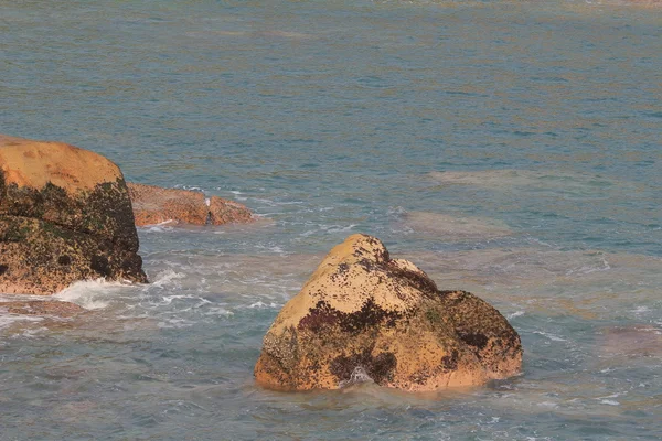 Mérföldkő a hongkong Shek O — Stock Fotó