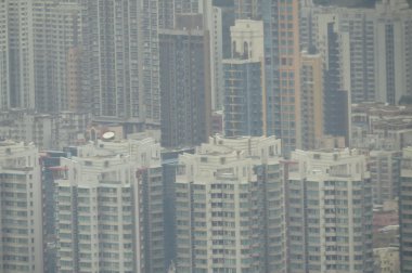 Üst olarak Cityscape Kowloon görüntülendi 