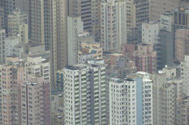 Üst olarak Cityscape Kowloon görüntülendi 