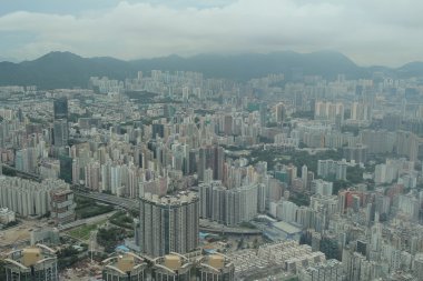 Bina daire desen Hong Kong yaşam.