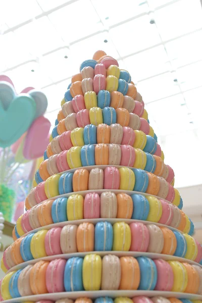 Macarons coloridos franceses tradicionais — Fotografia de Stock