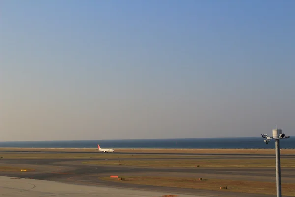 Nagoya, Chubu Centrair Uluslararası Havaalanı pist — Stok fotoğraf