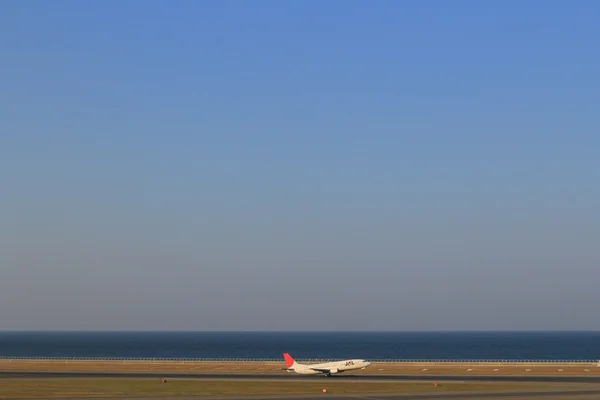 Nagoya, pista del aeropuerto internacional de Chubu Centrair — Foto de Stock