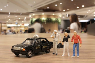 Japonya taksi ile küçük rakam