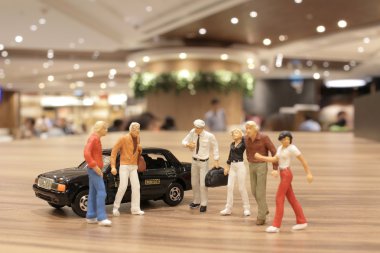 Japonya taksi ile küçük rakam