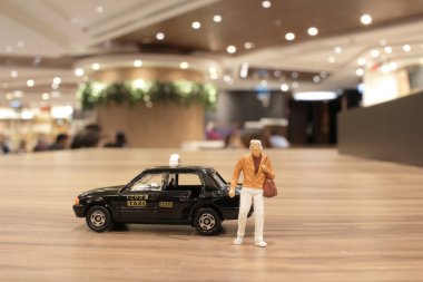 Japonya taksi ile küçük rakam