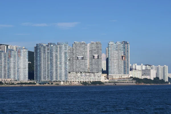 Телеграф Bay Cyberport, Hong Kong — стокове фото