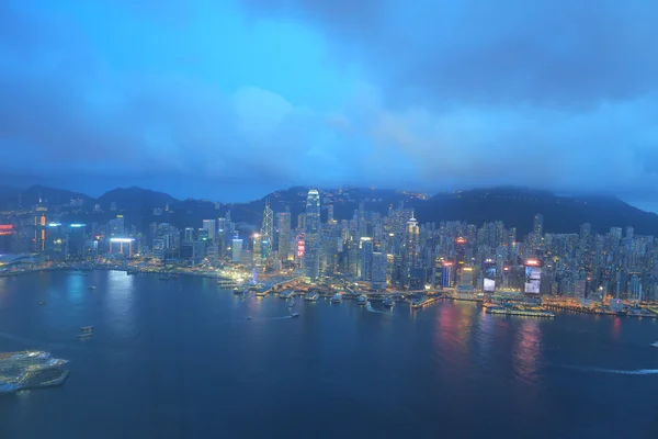 Der hong kong blick von hoch oben — Stockfoto