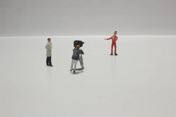 Figura del mundo en miniatura — Foto de Stock
