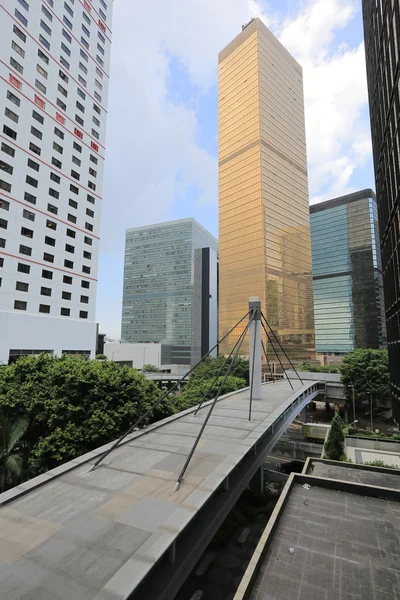 Gündüz orta, hong kong, gökdelenler — Stok fotoğraf