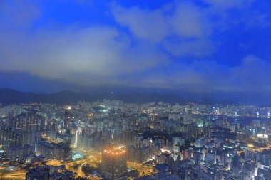 Kowloon gece manzarası, gece