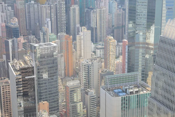 View from high view on Central downtown — Stock Photo, Image