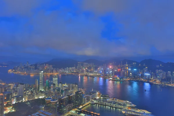 Kowloon trajekt mola v Wanchai — Stock fotografie