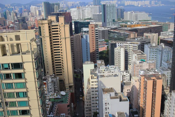 Edificio de apartamentos en Tsim Sha Tsui —  Fotos de Stock