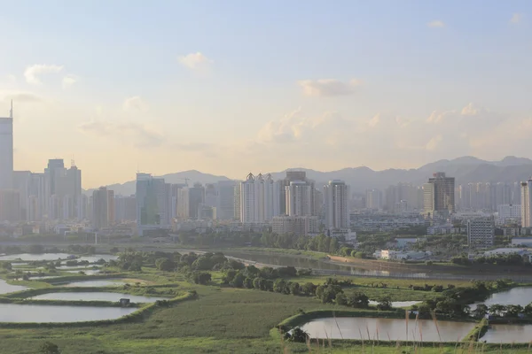 북쪽 동쪽 새로운 영토, Hong Kong에서 ma Tso 폐 — 스톡 사진