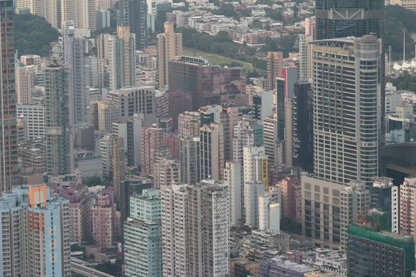 Kowloon cityscape with landmark building — Stock Photo, Image