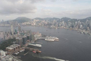 Manzarası, Hong Kong, Çin.