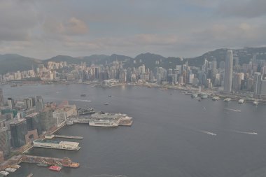 Manzarası, Hong Kong, Çin.