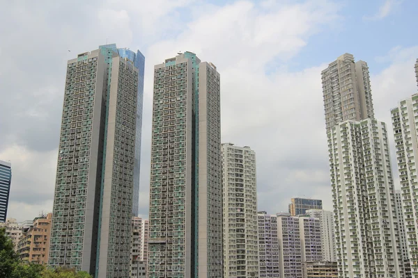 홍콩에서 멋진 아파트 건물 — 스톡 사진