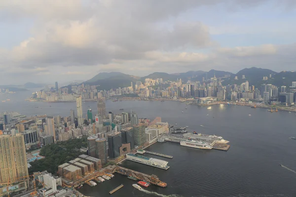 Hong 香港，中国的城市天际线. — 图库照片