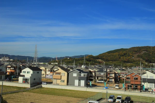 鉄道景観から見る — ストック写真