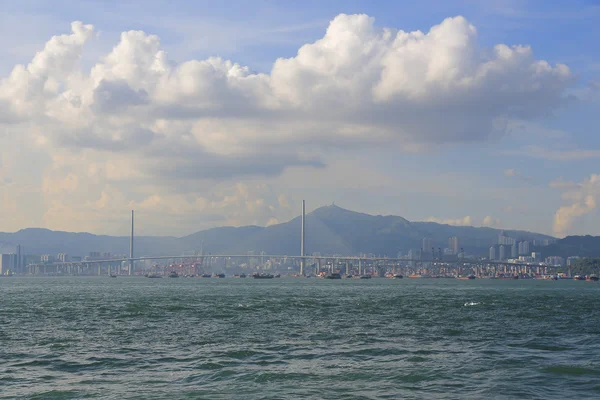 El Puerto Victoria del oeste hk — Foto de Stock
